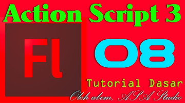 Flash Action Script 3 Tutorial Seri, 8, Tombol, Frame, dan Scene