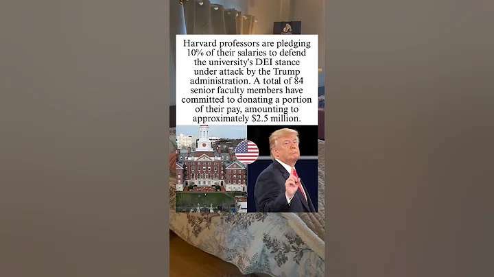 🤯😱Harvard professors are pledging 10% of their salaries to defend the university's DEI,❤️🥹#shorts