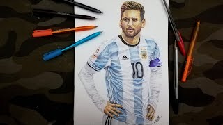 Ballpen Drawing Of Lionel Messi Munni Arts