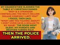 My Grandfather Accused A Stranger Of Theft At Christmas Dinner—Then The Police Walked In At Once…