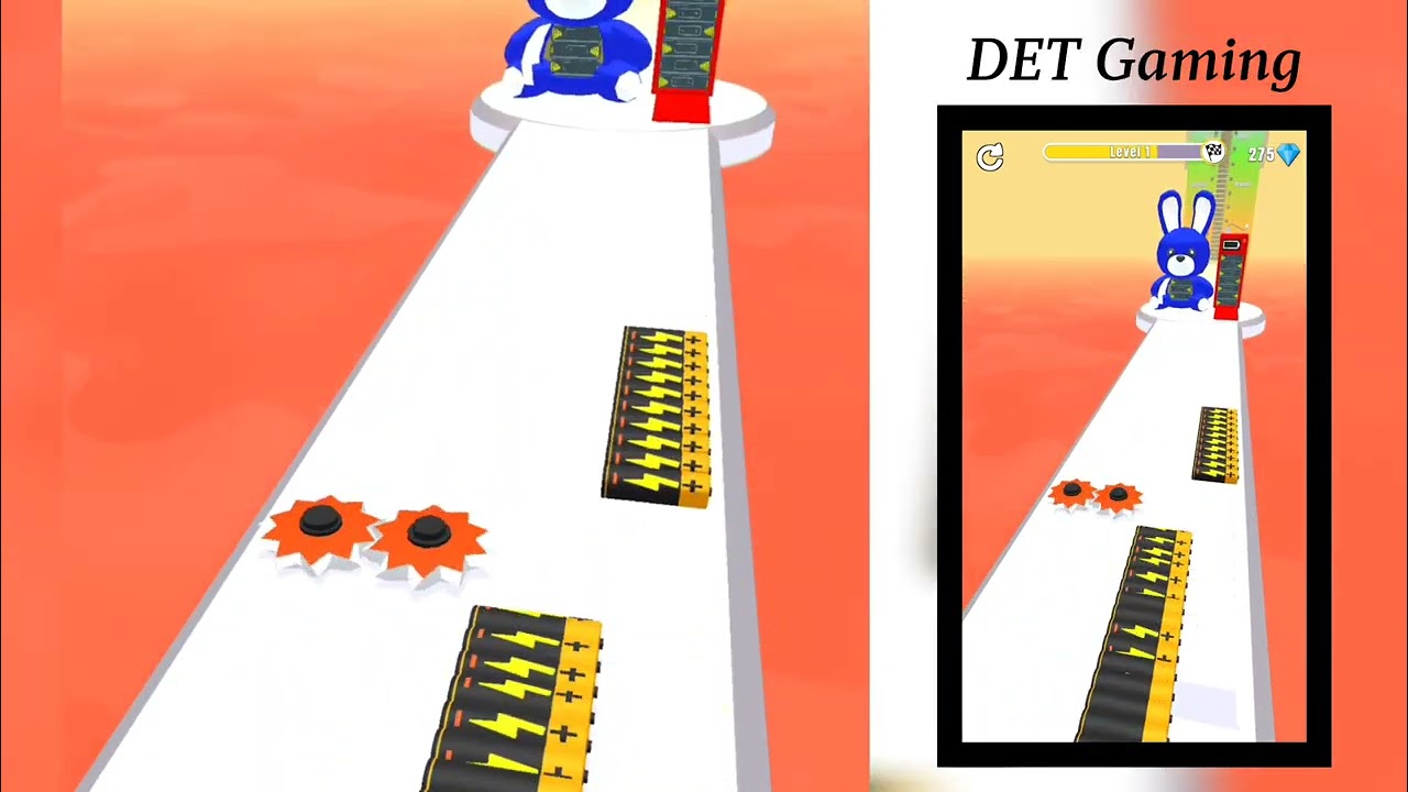 Battery 🔋 Run Game Level-1 || Best Satisfying All Levels Gameplay Walkthrough (Android⚡iOS)