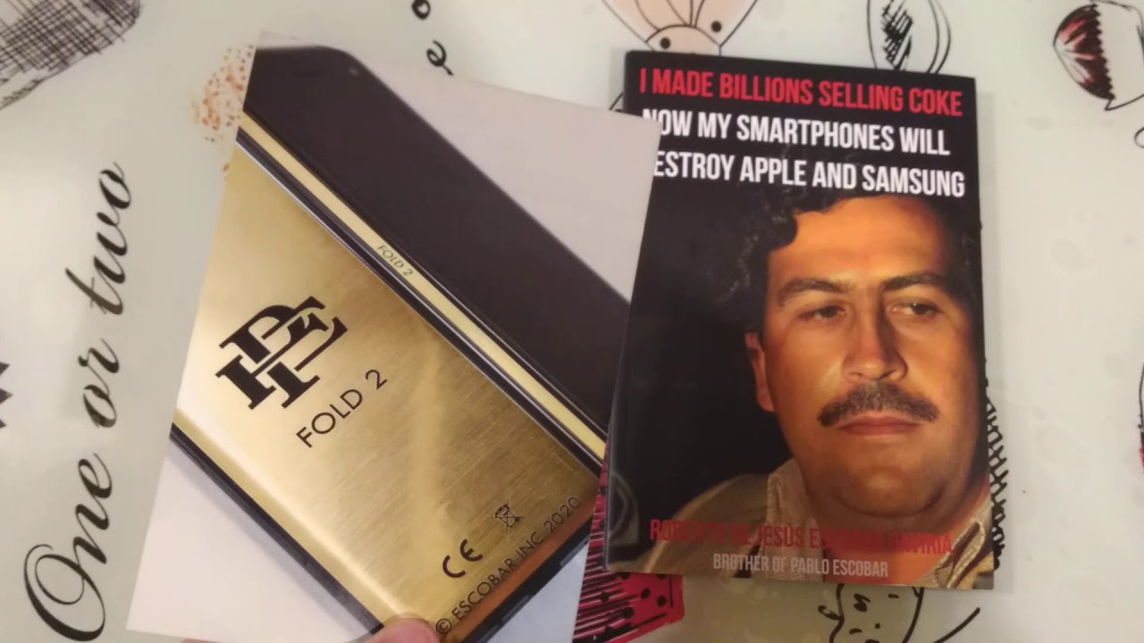 Escobar Inc's Raunchy Foldable Phone Release Might Be a Scam