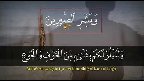 تلاوة رائعه وجميله للقارئ طارق محمد {وبشر الصابرين}