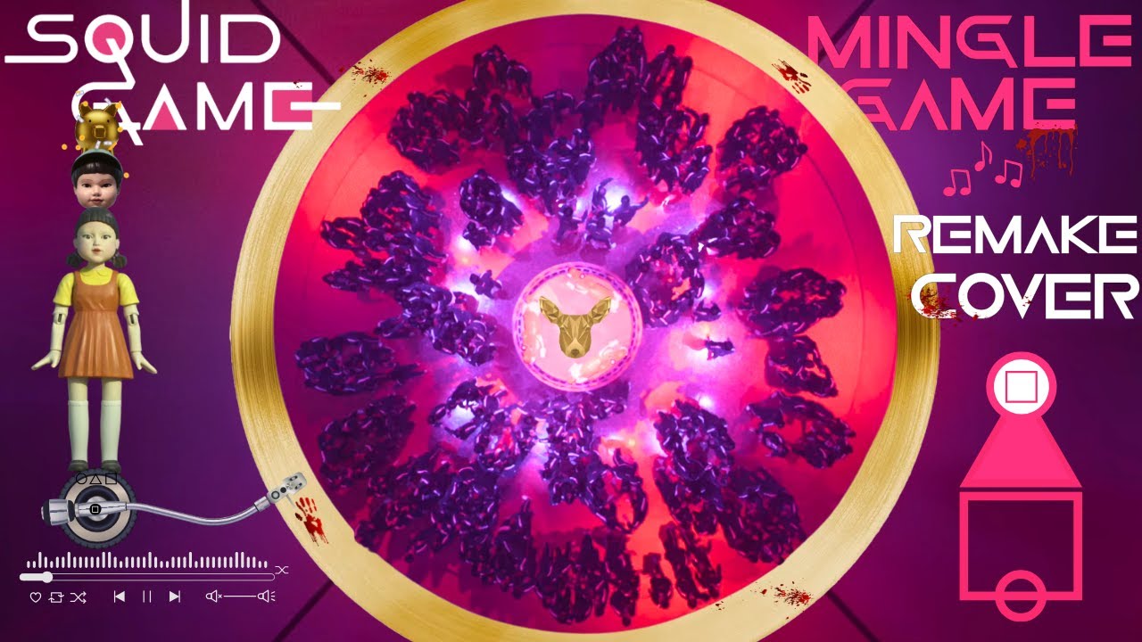 Mingle Game Song "Round and Round" Cover | Lyric Video (Eng Sub) | Squid Game