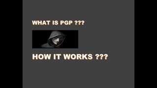 HOW HACKERS COMMUNICATE WITH PGP??????