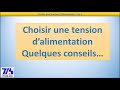 Cyrob : 3,3V, 5V, 12V ? Quelle tension choisir pour mon montage ?