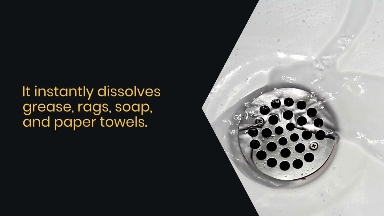 One Shot Drain Cleaner YouTube