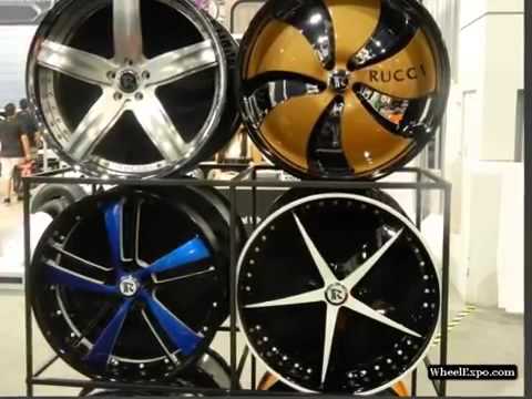 SEMA 2013 NEW, LATEST & BEST CUSTOM RIMS RUCCI WHEELS BOOTH - YouTube