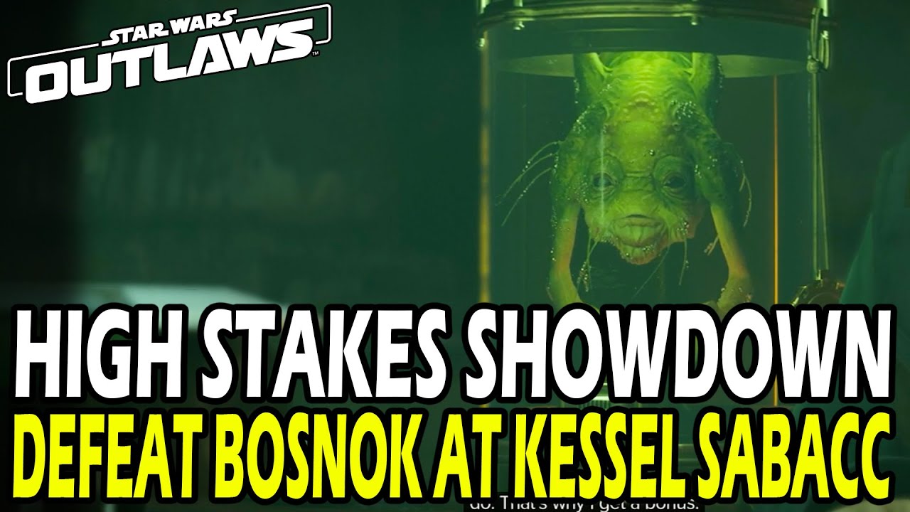 Defeat Bosnok at Kessel Sabacc - High Stakes Showdown - Star Wars Outlaws