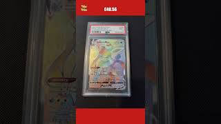 Pokemon Card - Evolving Skies Glaceon VMAX 208/203 Rainbow Rare - PSA 9
