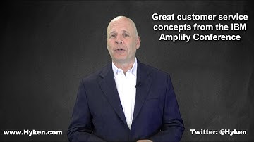 Customer Service Speaker Highlights Amazing CS Concepts From IBM Amplify Conference