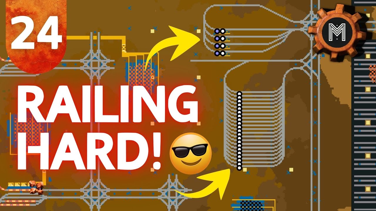 Rail Network Marathon! | 24 | Factorio Space Age - YouTube