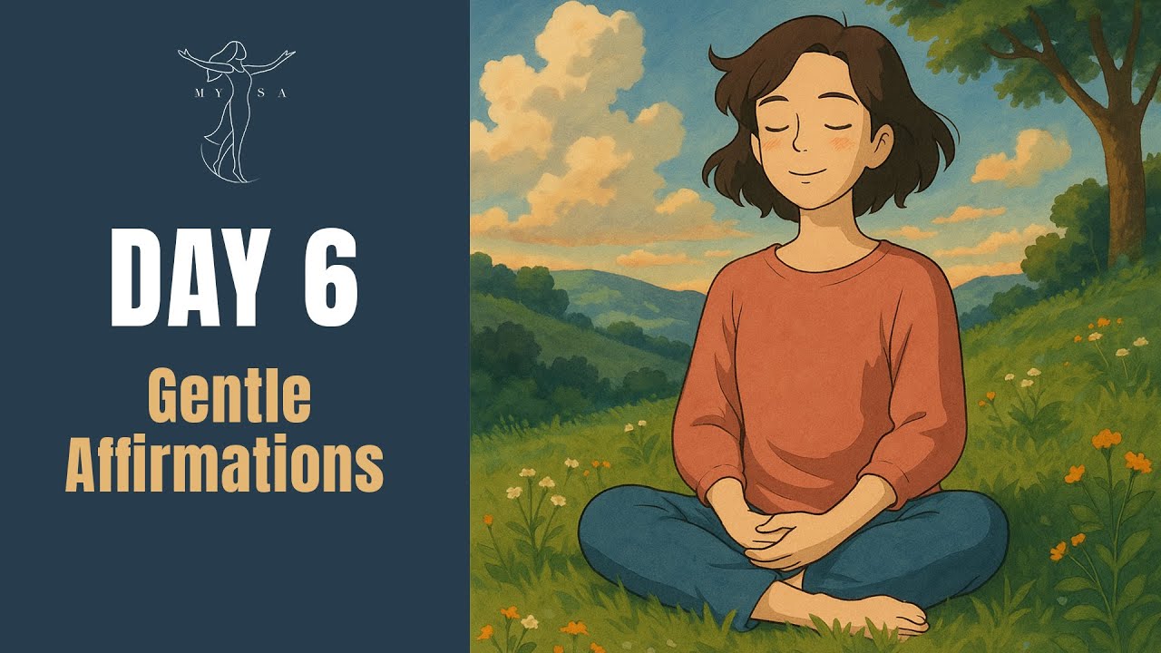 💬 Gentle Affirmations | Day 6 of 30 | Positive Self-Talk Meditation to Uplift Your Mind