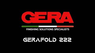 EN Wide format paper folder  GERAFOLD 222
