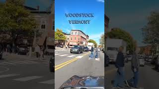 Woodstock - A beautiful town in Vermont #shorts