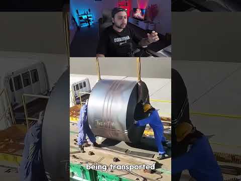 لفه الالومنيوم وزنها 10 طن