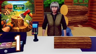 Timber Factory Simulation - Gameplay Walkthrough Part 1 - Day 1-7 (Android, iOS) screenshot 3