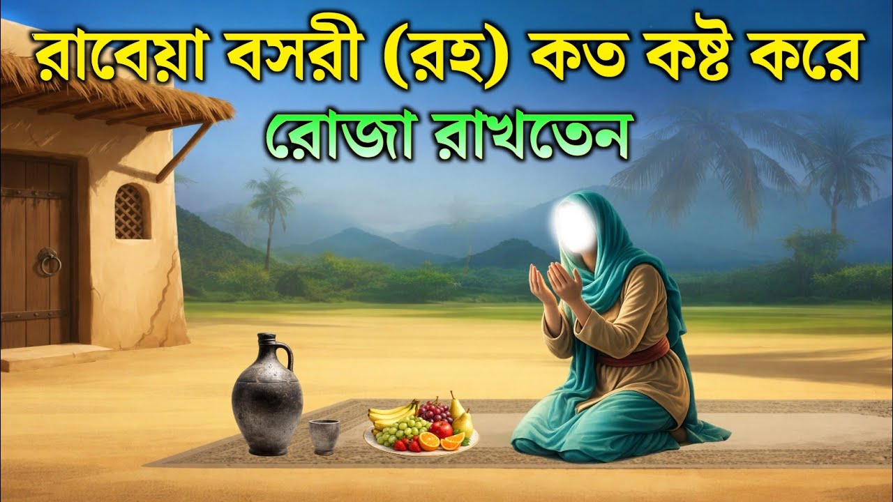 রাবেয়া বসরী কিভাবে কষ্ট করে রোজা রাখতেন | রাবেয়া বসরীর জীবনী | ইসলামিক কাহিনী | Prophet Kahini