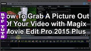 Magix Movie Edit Pro Plus: How To Grab a Picture from a Video (Exporting a single frame as jpeg). screenshot 5