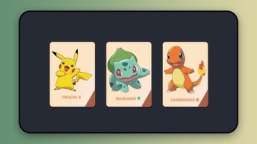 How to Build Cards with an animated hover effect using HTML and CSS