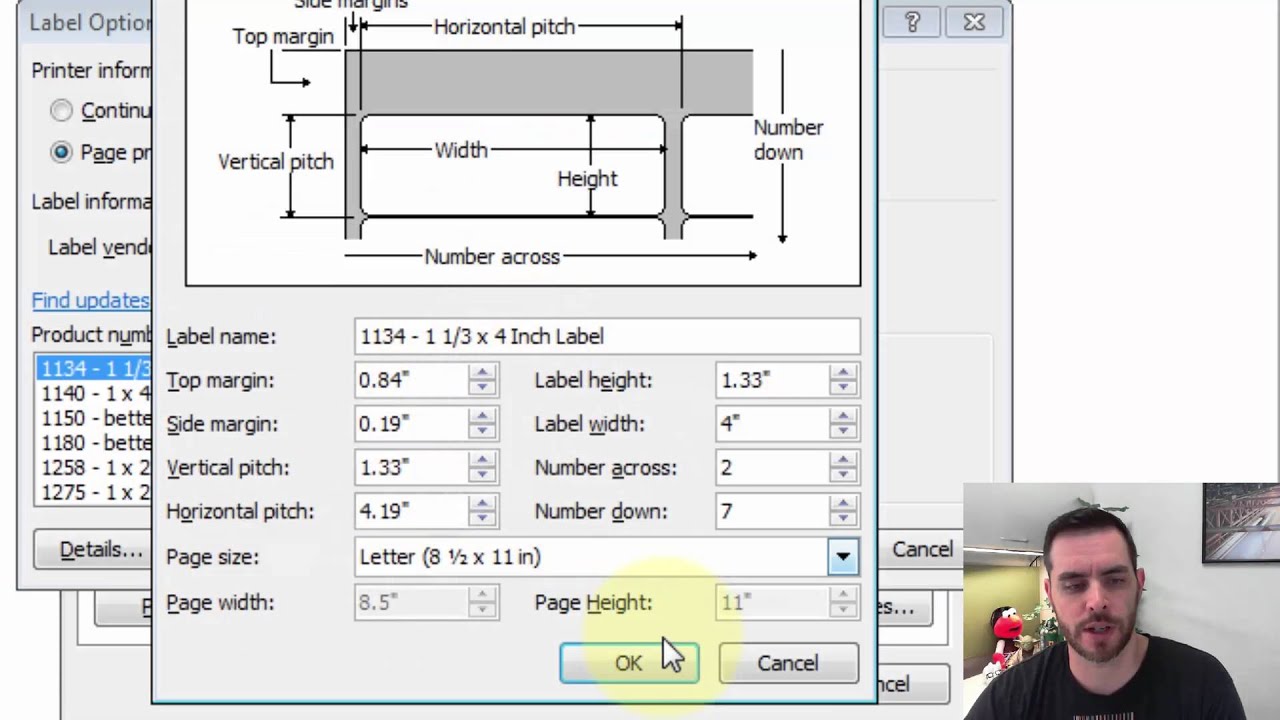 how-do-i-print-labels-in-word-youtube