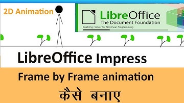 character animation in impress | Walk animation | impress animation | Animation in LibreOffice |