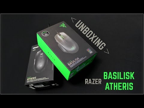 UNBOXING - RAZER BASILISK + RAZER ATHERIS