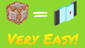 Working Sliding door with Command blocks