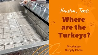 Empty Shelves | Food Shortages | Holiday Shopping | Turkey, Toys in Houston, Texas November 3, 2021