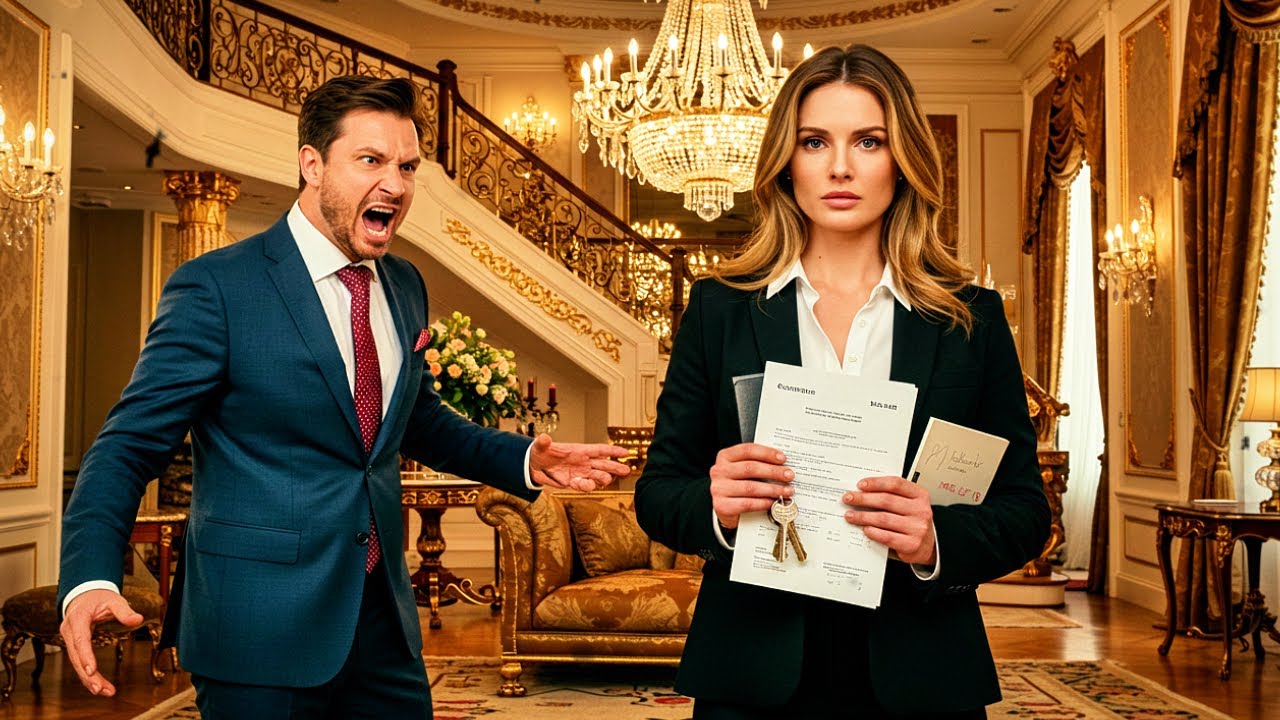 ‘Eres solo una pobre inútil’, gritó mi esposo millonario — esa misma noche vendí su mansión