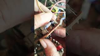 CRT TV repair #experiment #electronicskills #crttv #oldtv #shortyoutube #shoorts