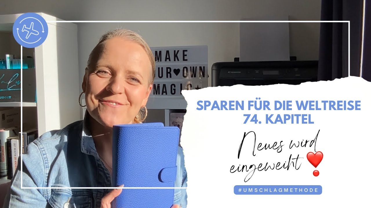 Sparen für die Weltreise🛳️| 74. Kapitel | 50 EUR Budget | Neues einweihen🥰  #umschlagmethode