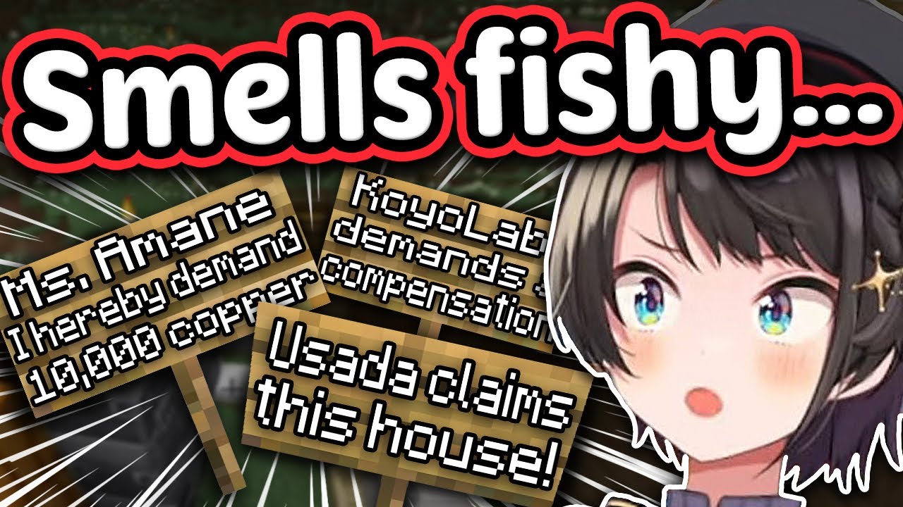 Subaru Finds Many Shady Signs At Kanata's Home - New Holoserver Minecraft 【ENG Sub Hololive】