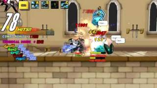 Elsword Raven Blade Master Combo Training