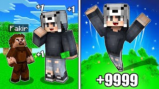 HER ADIM ATTIĞIMDA BOYUM UZUYOR 😱 - Minecraft