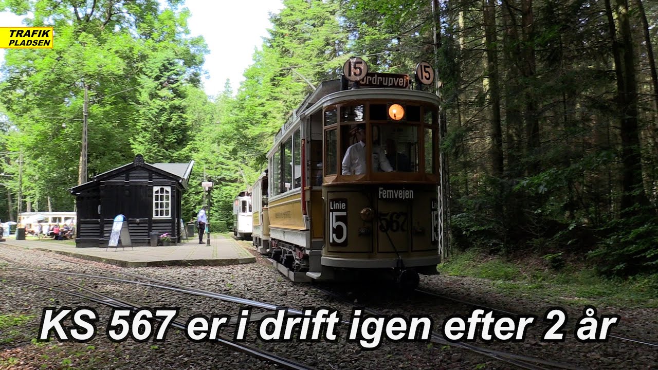 Sporvejsmuseet - KS 567 er i drift igen efter 2 år