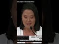 Keiko Fujimori amenaza con eliminar a los trabas #keikofujimori #eliminar #lgbt #debate #peru #perú