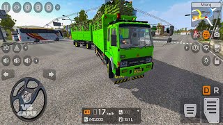 Fuso FN Gandeng Double Trailer Drive - Bus Simulator Indonesia Gameplay screenshot 1