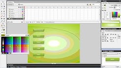 Tutorial cara 1 mendesain kerangka multimedia interaktif antar scene dengan Flash - Durasi: 33.34. 