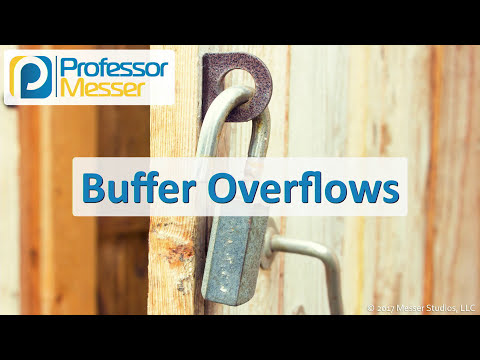 Buffer Overflows - CompTIA Security+ SY0-501 - 1.2