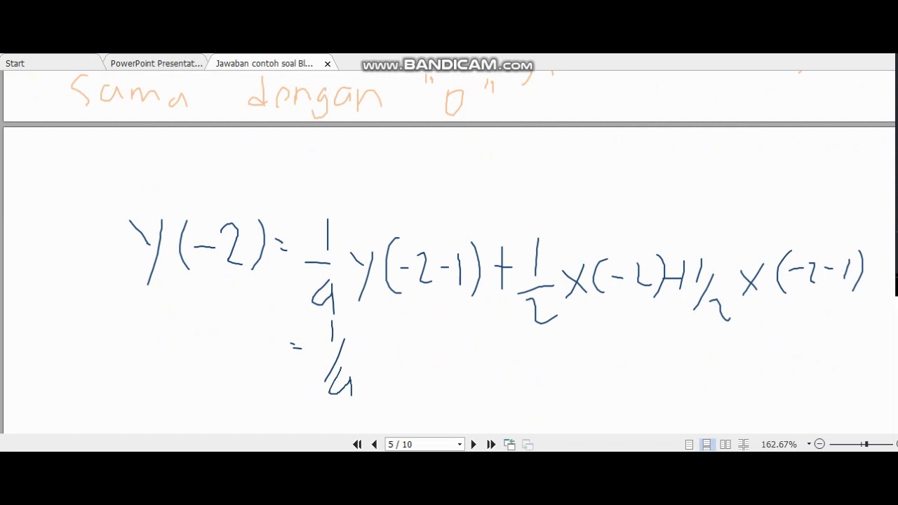  Contoh  Soal  dan  Jawaban  Persamaan Beda Different Equation 