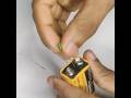 #diy 9 volt battery charge kaise kare #shots #viral #led