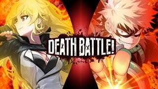 Yang vs Bakugo(RWBY vs My Hero Academia)|FanMade Death Battle Trailer