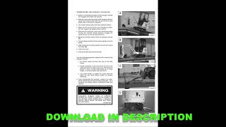 Bobcat X231 Mini Excavator Operator’s Manual PDF English – Complete Operation Guide