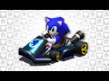 Playable Sonic in Mario Kart 7 (3DS)