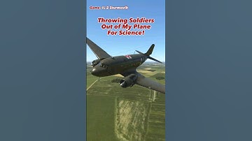 THROWING SOLDIERS OUT OF MY PLANE FOR SCIENCE! #il2sturmovik #flightsimulator #test #funny