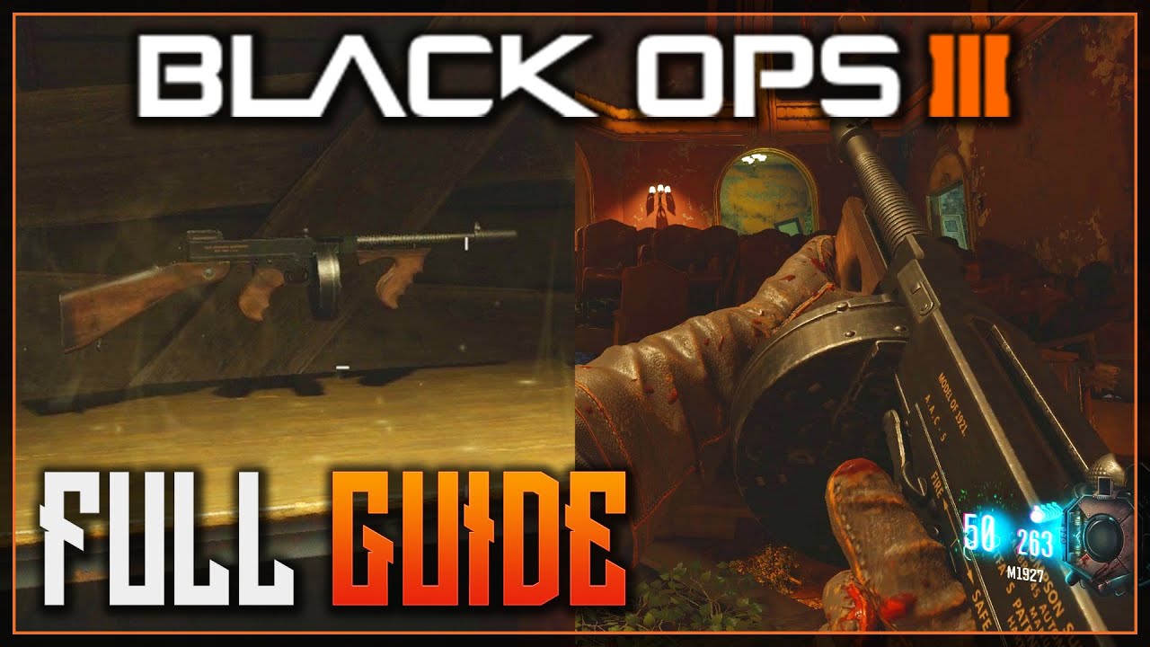 HOW TO TRADE WEAPONS + WALL BUY the M1927 in REVELATIONS! - Secret Revelations Easter Egg - COD BO3