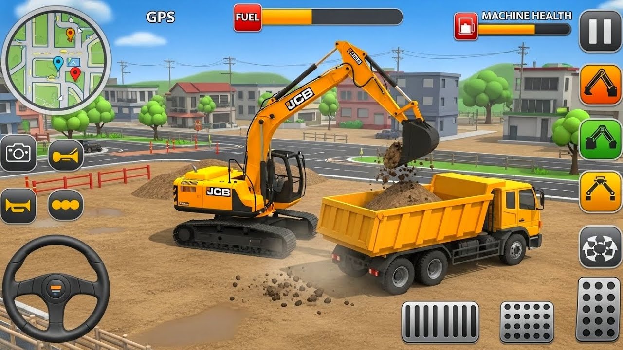 JCB Excavator Simulator - Digging And Trenching - Android Gameplay 