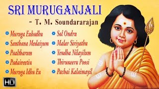 T. M. Soundararajan   Lord Murugan Songs   Sri Muruganjali   Tamil Devotional Songs   Audio Jukebox