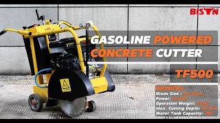 TF500   How To Use Gasoline Powered Concrete Cutter